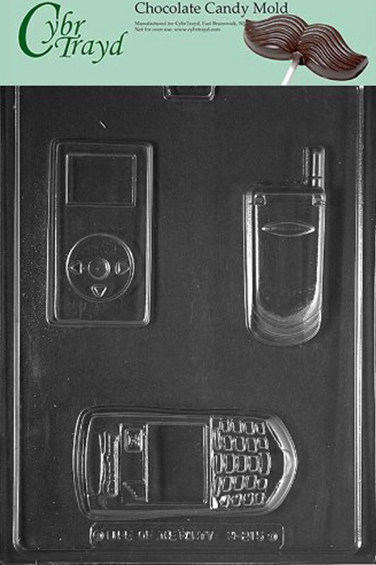 CybrTrayd Decorating Classic Technology Chocolate Candy Lollipop Mold Kit