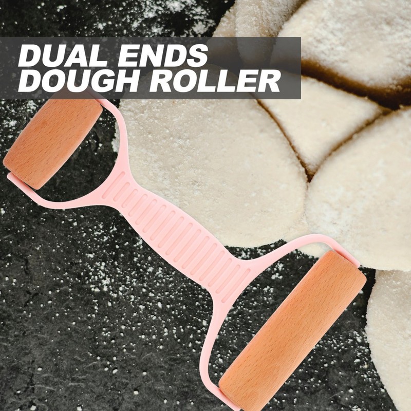 Baking Double Ends Dough Roller Rolling Pin for Baking Pastry Pizza Kitchen gallery