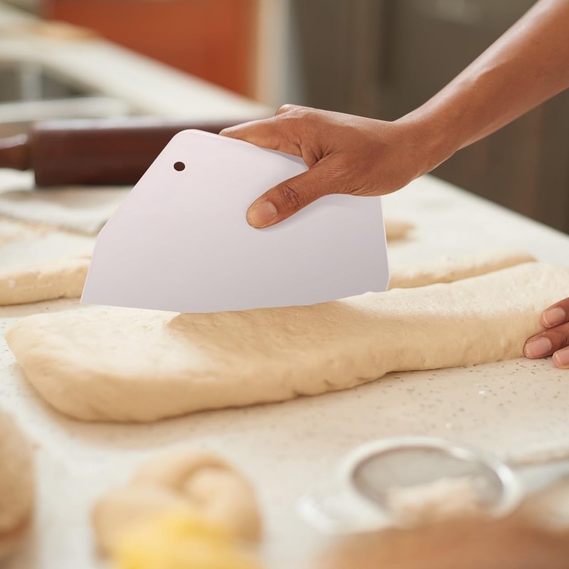 2pc Plastic Cake Scraper, Non- Stick Cake Icing Smoother, Cake Scraper gallery
