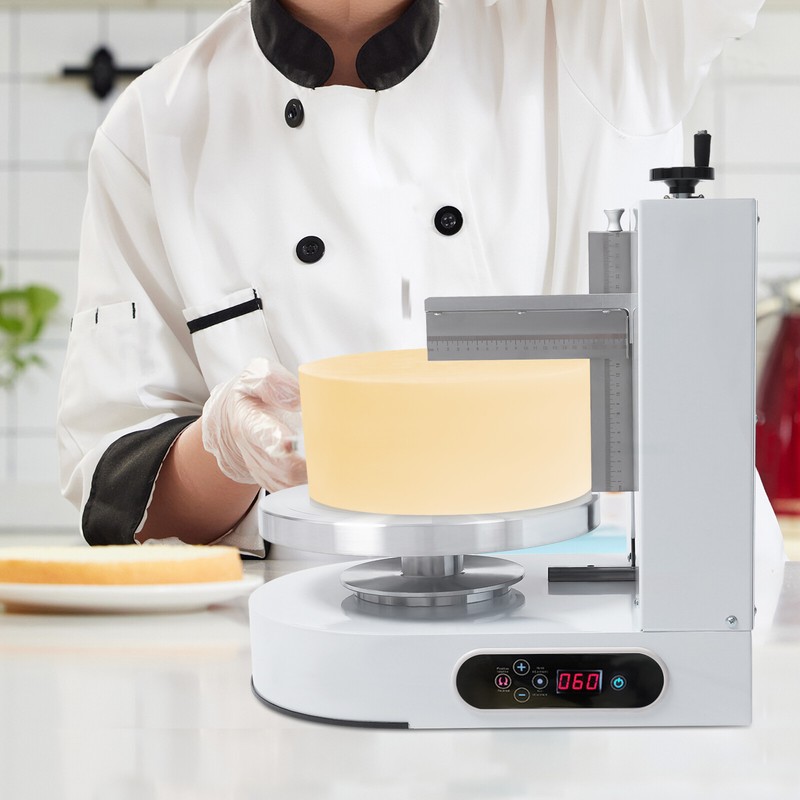 Birthday Cake Cream Smooth Coating Decor Machine Cake Cream Spreading Machine gallery