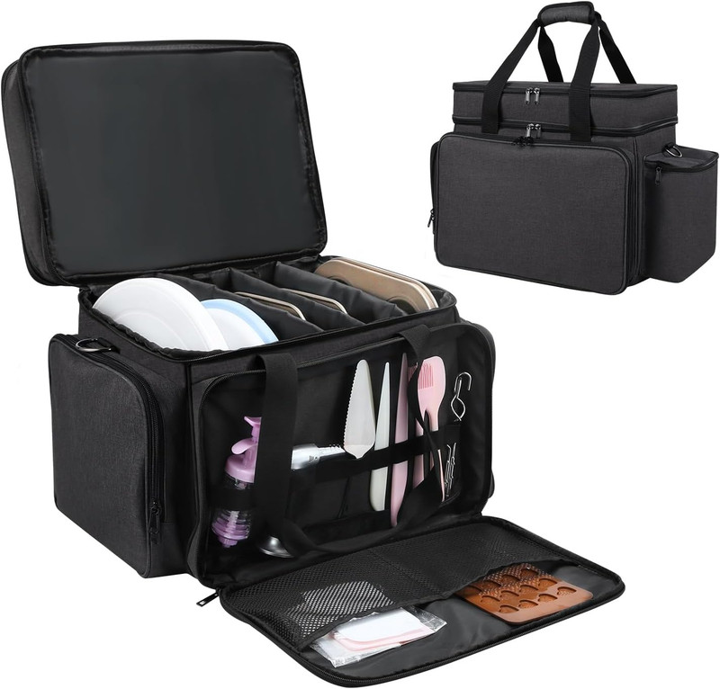 Baking Supplies Storage Case,Cake Decorating Storage Baking Supplies Organizatio
