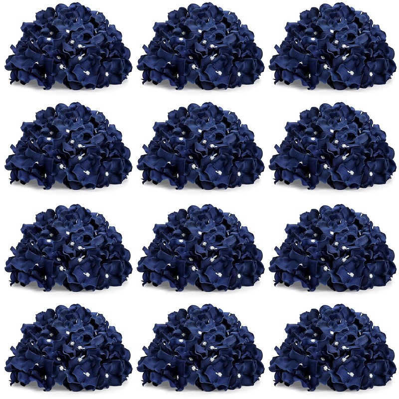 Diydofun Hydrangea Flower Balls For Centerpieces – 12 Pcs Artificial Floral