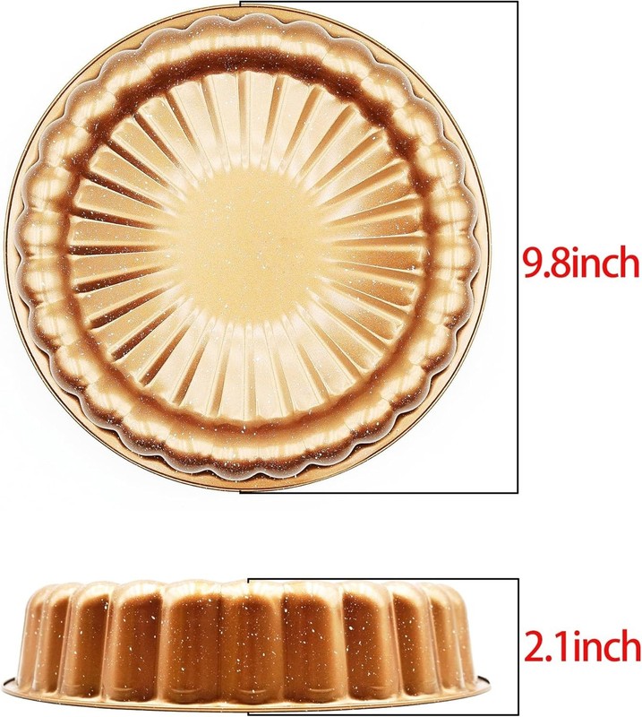 Este molde para pasteles ondulado con forma de disco es ideal para fiestas. gallery