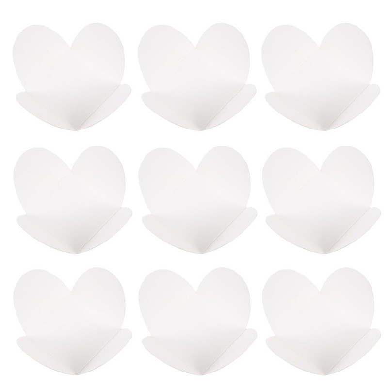 Paper Truffle Cups 200pcs Dessert Trays White Truffle Liners Wrappers Truffle…
