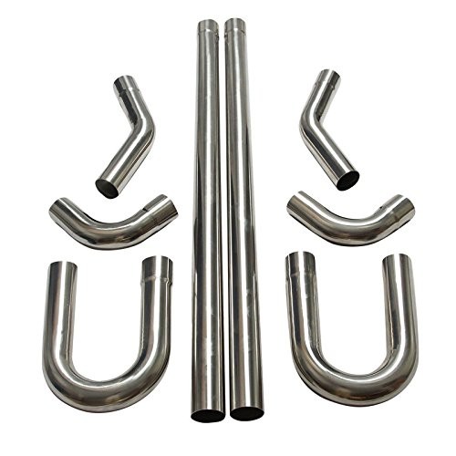 3" 76mm Stainless Steel T304 DIY Custom Mandrel Flex Pipe Straight & 3 Inch gallery