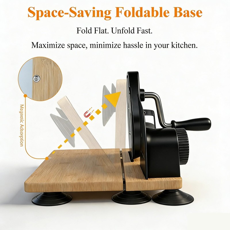Sourdough Bread Slicer Machine Adjustable Thickness Stainless Steel Blade Bre... gallery