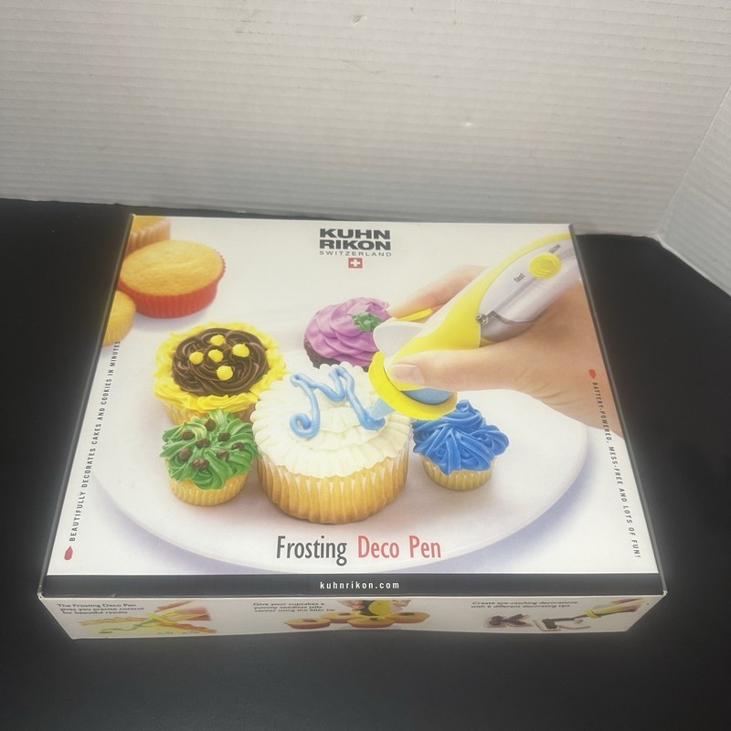 Kuhn Rikon Frosting Deco Pen for Cakes Cupcakes Cookies Decorating Sealed New