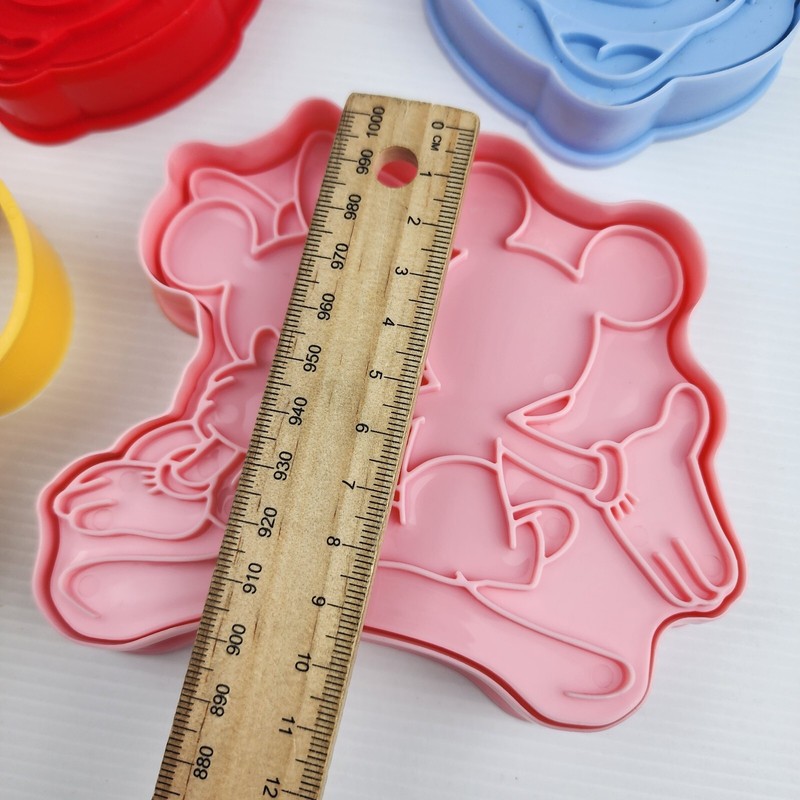 Disney Cookie Cutter Cake Mould Mickey Minnie Mouse Decorating Baking gallery