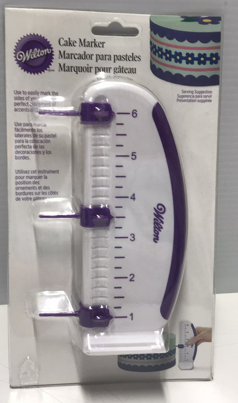 Wilton CAKE MARKER Wilton Measure for Borders Accents SEALED