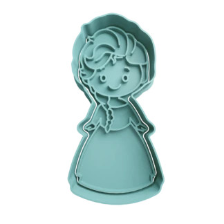 Elsa Frozen Chibi Cookie Cutter