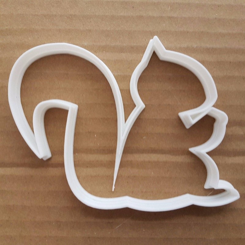 Squirrel Tree Chipmunk Shape Cookie Cutter Dough Biscuit Pastry Fondant Sharp gallery