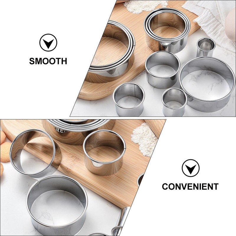 Tart Ring Cake Rings Crumpet Stainless Steel Baking Tools Dessert gallery