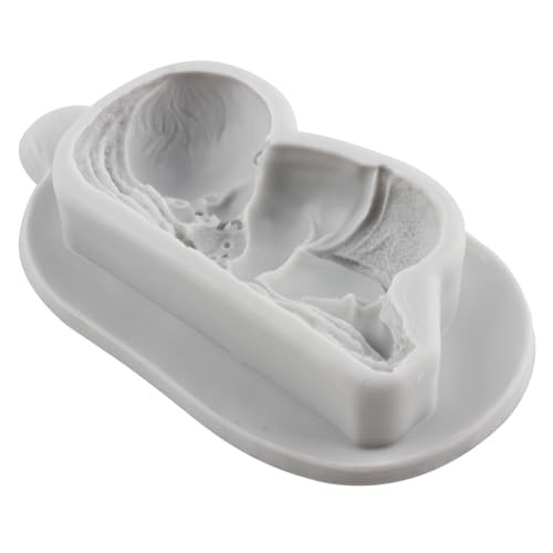 Sleeping Baby Fondant Silicone Molds Baby Chocolate Candy Mold for Baby Shower gallery