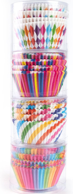 Cupcake Baking Paper Cups Muffin Cupcake Liners Colorful Rainbow Combo Disposabl