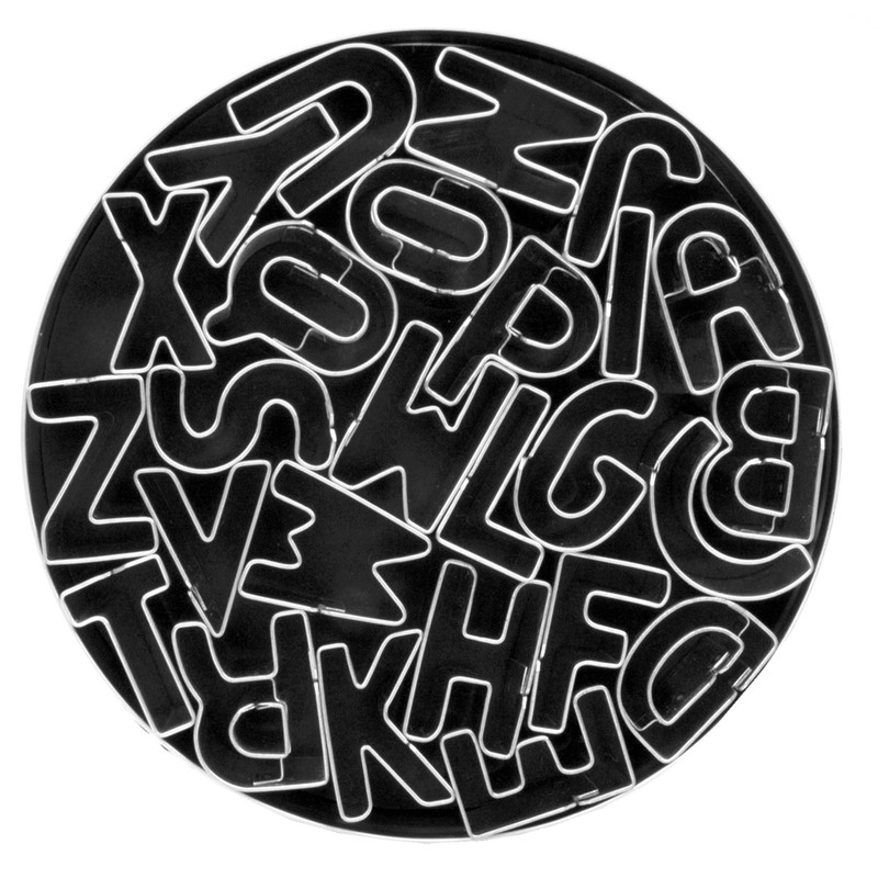 Cookie Cutter Set, Alphabet Cookie Cutters
