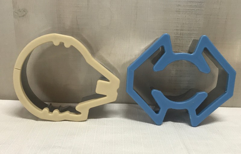 Set of 2 Star Wars Metal Cookie Cutters ~ Millennium Falcon & Tie Fighter B3B gallery
