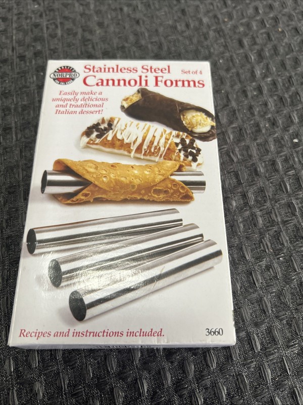 Stainless Steel Cannoli Forms set of four 4 Norpro item 3660 gallery