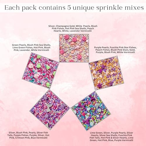 Decorative Sprinkle Mix Set – Under the Sea Theme Under the Sea Theme - 5 Oz gallery
