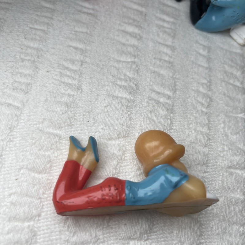 Set of 3 Vintage Wilton Cake Toppers - Girls on Phone Teen Birthday gallery