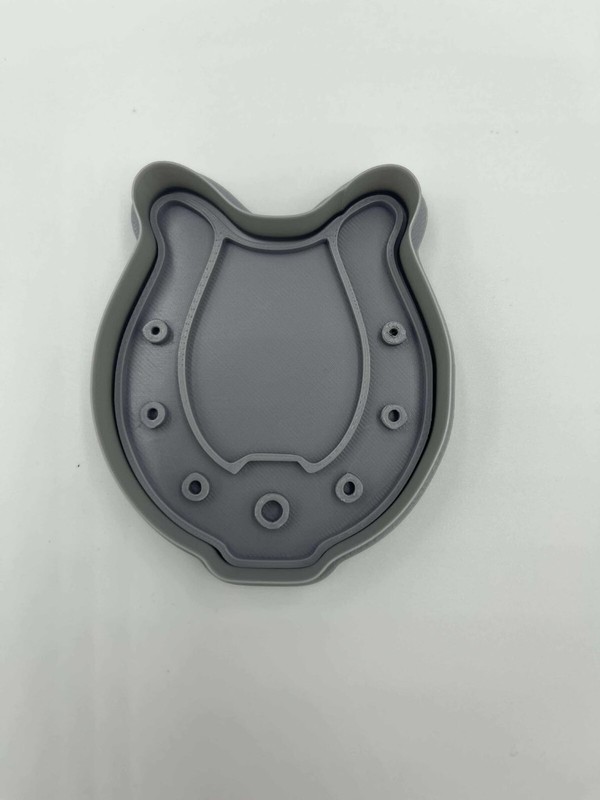 Horse Shoe Cookie Cutter & Stamp – Sugar Cookie – Multiple sizes Cowboy Cowgirl