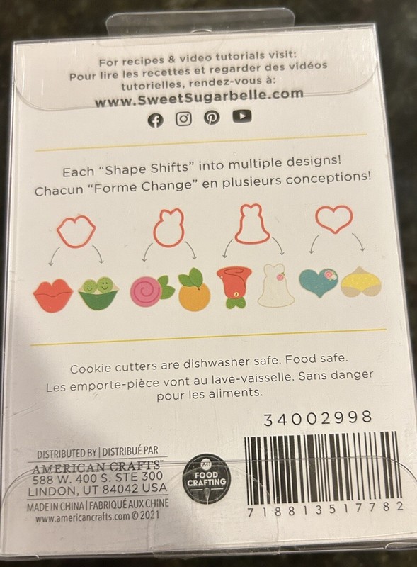 Sweet Sugarbelle Romance Mini Shape Shifter 4 Piece Set Cookie Cutters gallery