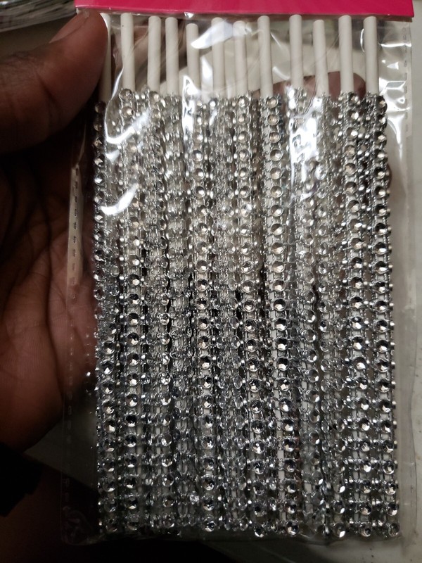 Silver Rhinestone BLING Pop Sticks PT1 gallery