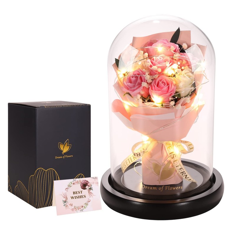 Dream Of Flowers Mothers Day Rose Gifts Flower Gifts For Womenrose In Glass