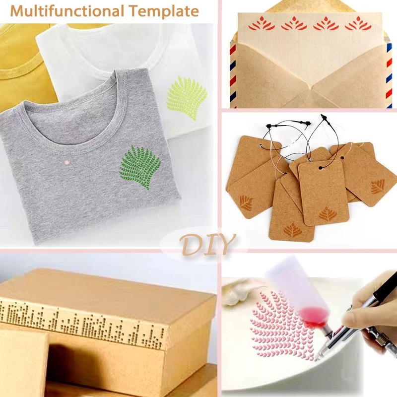 4 Pcs Floral Wedding Cake Stencils - Reusable Buttercream Templates for DIY Baki gallery