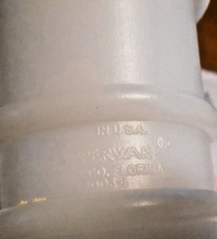 Vintage Tupperware Fill N Chill Plastic Rolling Pin 1003 w Cap Orlando Fl USA gallery
