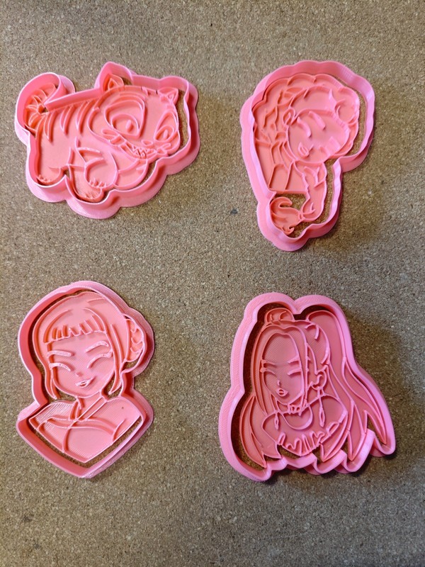 KPOP Cat Mira Rumy Zoey Cookie Molds PLA Molds Choice Color NEW