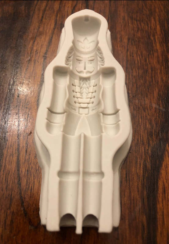 NEW NUTCRACKER CHRISTMAS ORNAMENT SILICONE CANDY CHOCOLATE RESIN FONDANT MOLD