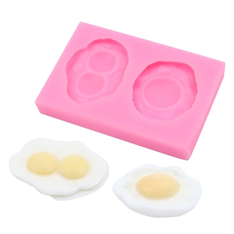 Silicone Fondant Molds DIY Noodles/Fried Egg Resin Cake