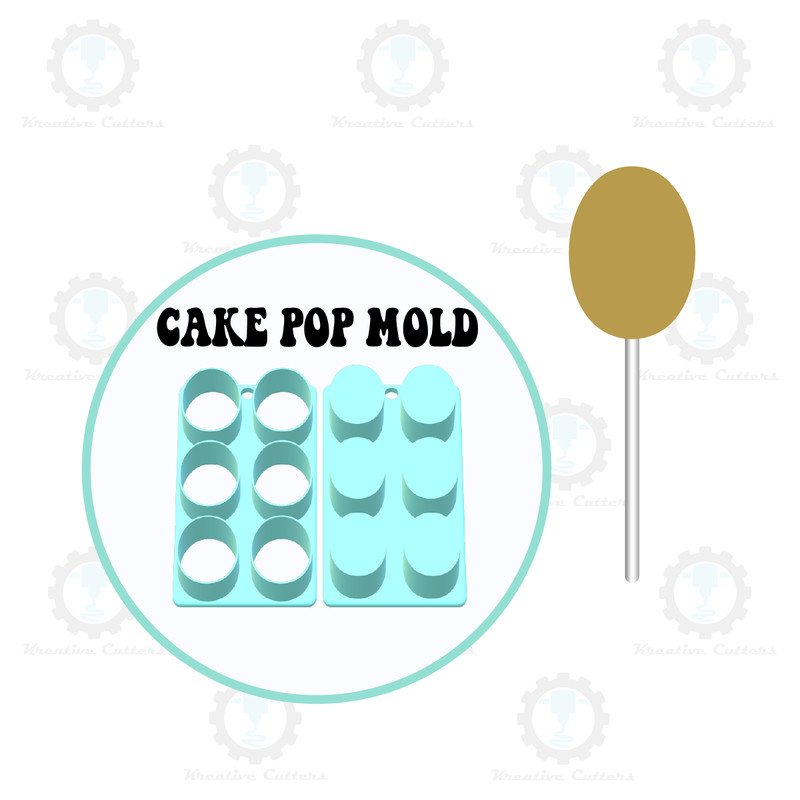 Oval Cake Pop Mold | Single or Multi-popper gallery