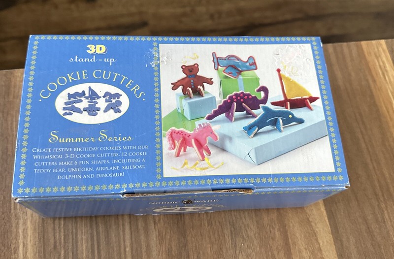 Nordic Ware 3D Stand Up Cookie Cutters Summer Series Set of 6 shapes