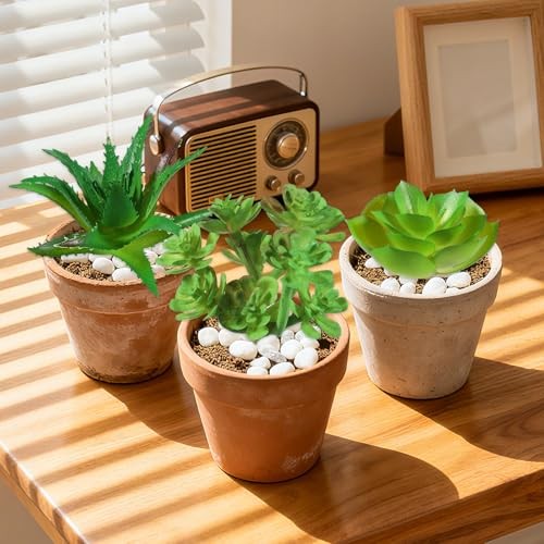 6Pcs Green Succulent Plants Mini Green Succulent Plants Faux Artificial gallery