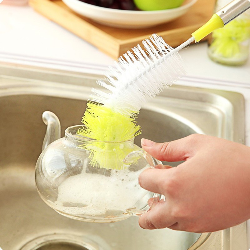 Small Bottle Brush Waterbottle Brushes for Cleaning Baby Bottles Scrub gallery