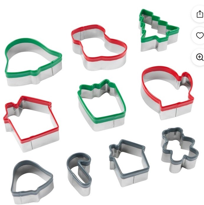 Holiday Time 11 Cookies Cutters + 1 Stencils gallery