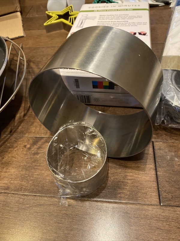 Baking Supply Lot, Calphalon, Cuisinart, Wilton, Turntable, Decorative Bags, Etc gallery