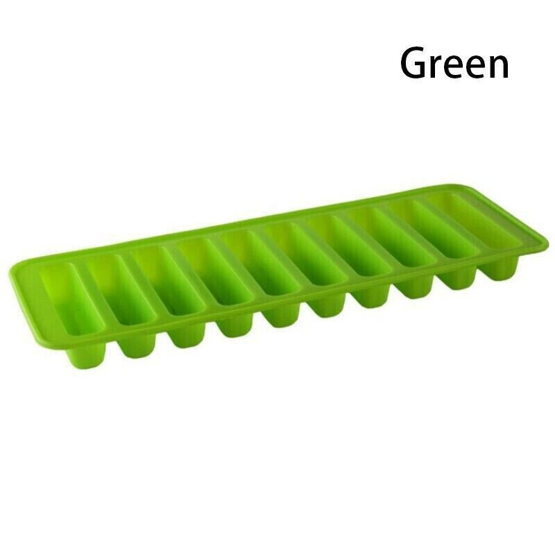 DIY Ice Cube maker Mould Long Strip Shape Silicone Shape Trays Grids Mould Chic