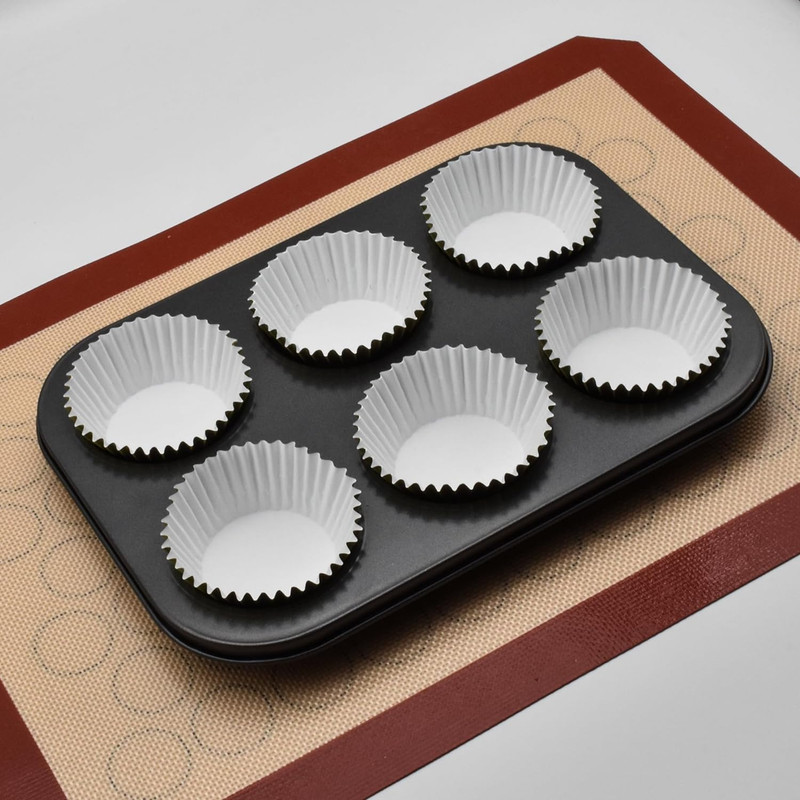 200 Pcs Gold Foil Cupcake Liners Standard Baking Cups Muffin Paper Cases gallery