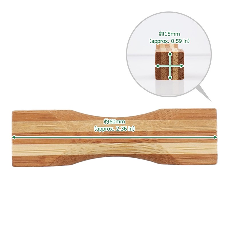 Japanese Chopstick Rest - Tsuzumi Hourglass Shape - 2.4" (6cm) Traditional Ze... gallery