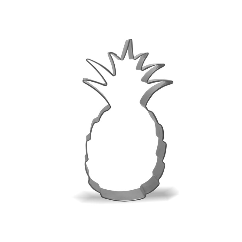 Pineapple Cookie Cutter 5 X 2.7 Inch Stainless Steel