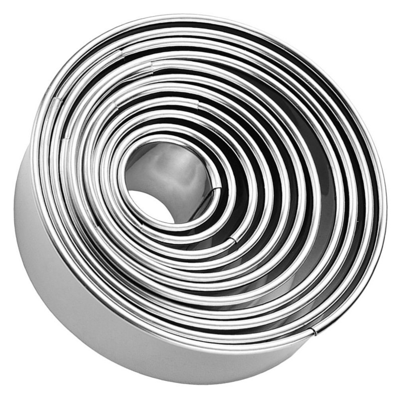 Cake Rings Stainless Steel Tart Ring Baking Mold Circle Pastry Cutters