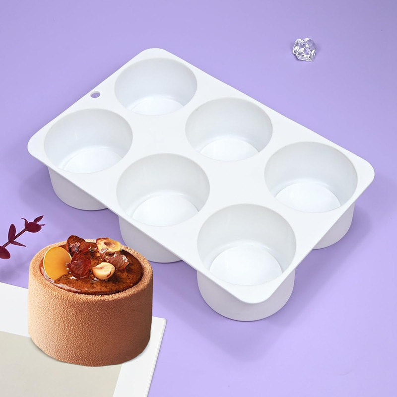 Silicone 8-Cavity Mousse Mold, 3D Rose Design, Non-Stick & BPA-Free for Cheeseca gallery