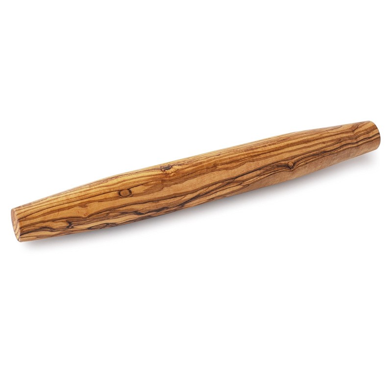 Forest Decor Olive Wood French Rolling Pin Non Stick Wooden Bread Roller Pin…