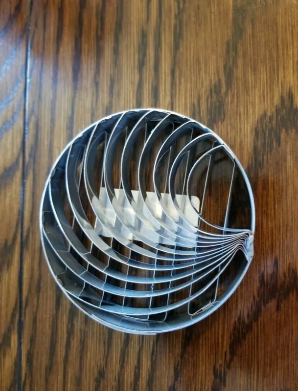 Concha cutter stamper for pan dulce 4″ in diameter stainless steel New ship free