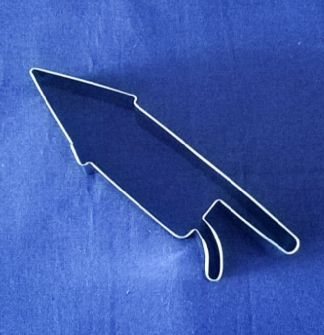 Bottle Rocket Cookie Cutter 5″ NEW