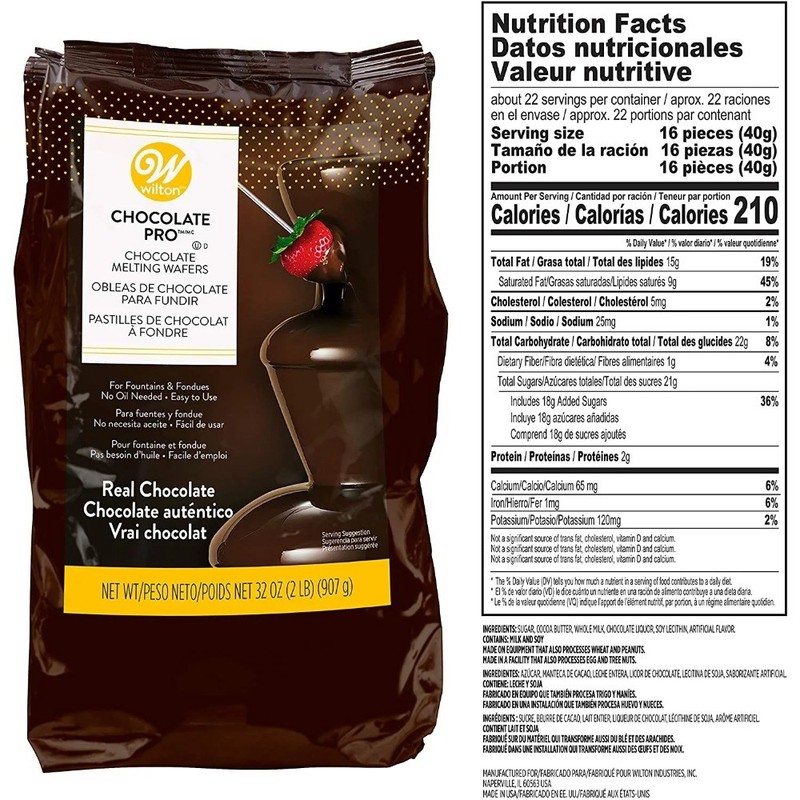 Wilton Chocolate Candy Melts 32oz for Fountains, Baking & Candy Making gallery