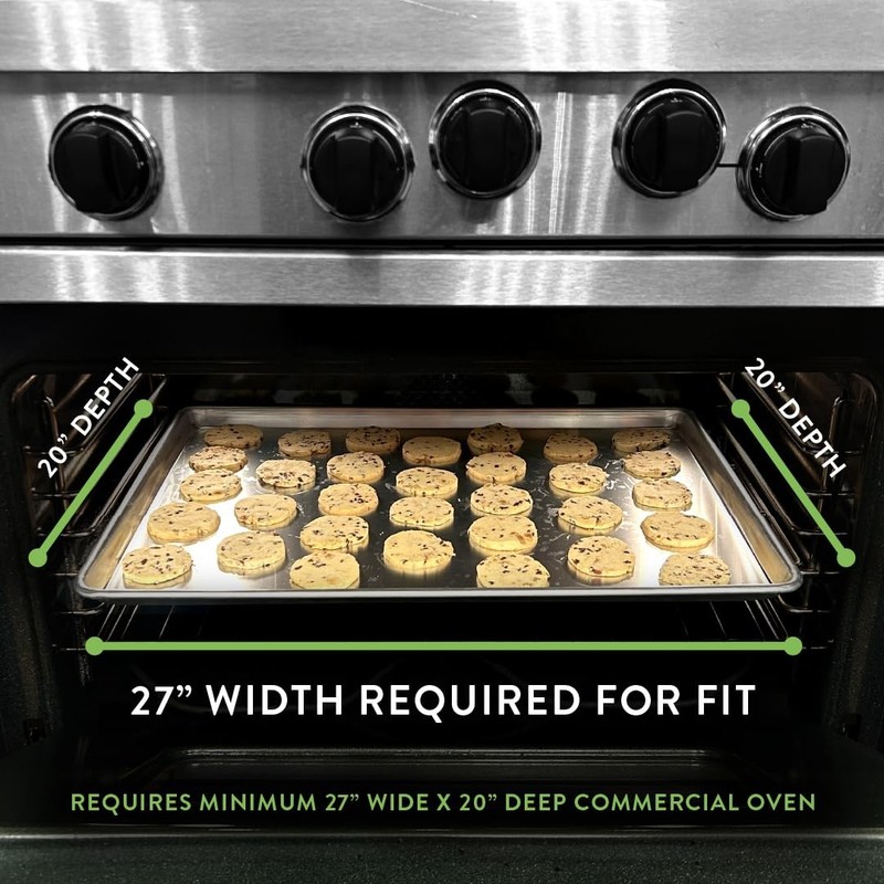 Nordic Ware Aluminum Full Size Sheet Pan 26 X 18 Inches For Commercial Oven Use gallery