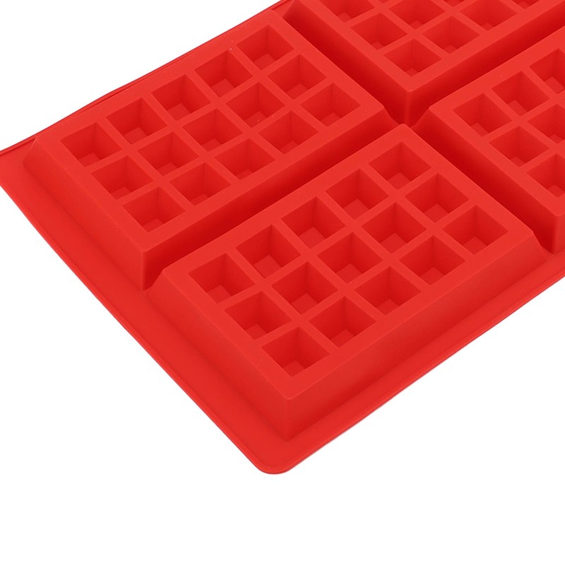 Waffle Silicone Mold Safe Good Elasticity Easy Demoulding DIY Baking Mold